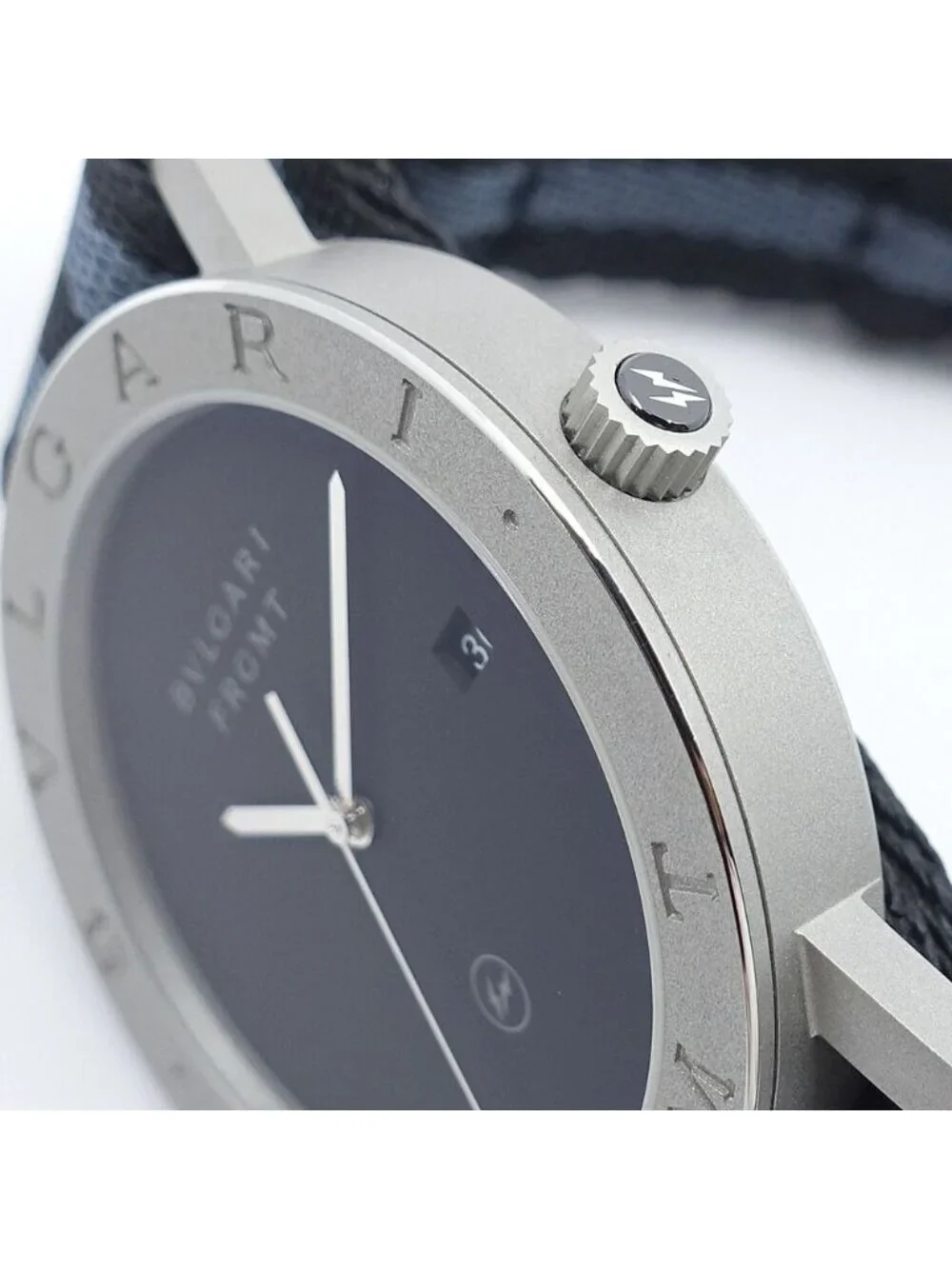 Bvlgari Watch Fragment 250 Pieces Black Support Fabric SS Automatic Winding